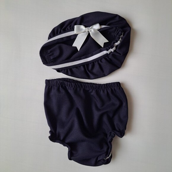 Classic Nautical Baby Dress Set ⚓ Navy Sailor Outfit – 12 Months – Boutique - Picture 4 of 5